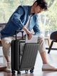 Валіза Xiaomi Ninetygo Seine Luggage 20" 36 л Чорна (6941413218146) - зображення 4