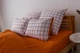 Комплект постельного белья ТЕП полуторный 150x215 см Happy Sleep Terracotta Check Ранфорс (2-03794_25229) - изображение 3