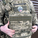 Підсумок під планшет 8''-12'' Cordura 500D / Сумка-чохол для гаджета піксель 22 х 29 см - зображення 8