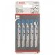 Полотно для лобзика Bosch (2608631012) T118 G 100 мм, HSS 5 шт - изображение 2