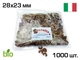 Скоба для шпалерного дроту 28х23 мм, 1000 шт, CORDIOLI (12CORELLA) - зображення 1