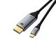 Кабель 8K/60Hz, 4K/144Hz CABLETIME USB Type-C to DisplayPort v1.4, 2m (совместим с Thunderbolt 3/4) - изображение 2