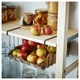 Подвесная корзина IKEA OBSERVATÖR металлическая серо-коричневая 203.124.92 - изображение 4