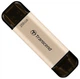 Флеш пам'ять USB Transcend JetFlash 930C 256GB USB 3.2/Type-C Gold-Black (TS256GJF930C) - зображення 1