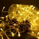 Гирлянда светодиодная 200 LED 10 метров Теплый белый - изображение 11