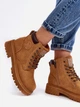 Zimowe trapery damskie Felizia 37 Camel (5905677965452) - obraz 5