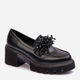 Loafersy damskie na obcasie Renesma 39 Czarne (5905677953787) - obraz 2