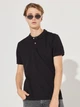 Поло длинное мужское Lee L231632 M Black (8682344509184) - изображение 1