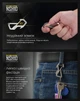 Титановый карабин-мультитул-брелок Nitecore NSH10 (49мм, 3 функции) - изображение 3