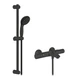 Термостат для ванны Grohe QuickFix Start Black + Душевой гарнитур Vitalio Start 100 UA303907T1 - изображение 1