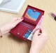 Женское кожаное портмоне Vickaweb красное - изображение 7