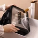 Сумка-органайзер Washbag для косметики и средств гигиены водонепроницаемая Черная ( код: IBH044S ) - изображение 2