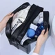 Сумка-органайзер Washbag для косметики и средств гигиены водонепроницаемая Черная ( код: IBH044S ) - изображение 3