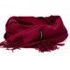 Женский кашемировый шарф LuxWear WS47007 бордовый - изображение 2