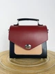 Сучасна та стильна шкіряна жіноча сумка кроссбоді Lamponi Chest one bordo/pink/darkblue - зображення 9