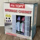 Шкаф гардероб модульный, пластиковый Storage Cube Cabinet МР 312-62, 110x37x146 см. - изображение 8