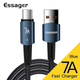 Зарядний кабель ESSAGER Sunset чорний USB Type-C 7A 1метр - зображення 1