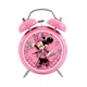 Детские настольные часы-будильник "Минни Маус (Minnie Mouse)" 12х17х6 см розовый 5054 - изображение 1