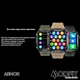 Смарт-часы Modfit Armor | 1,85" IPS, 400 мАч, 240 х 285 ,128MB, HeartRate, IP68 | Бежевый - изображение 11