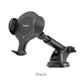 Тримач для мобільного HOCO CA60 Aspiring infrared sensor wireless charging car holder Black - изображение 3