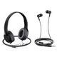 Наушники hoco w24 enlighten headphones with mic set purple - изображение 1