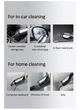 Автомобільний пилосос Usams US-ZB108-1 Mini Handheld Vacuum Cleaner Black - изображение 8