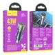 Автомобільний зарядний пристрій HOCO NZ8 Sprinter 43W dual port PD25W+QC3.0 car charger Blue - изображение 4