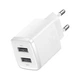 Зарядне мережеве Baseus Compact Charger 2USB 10.5W CCXJ010202 Білий - изображение 1