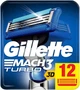 Запасные лезвия для станка Gillette Mach3 Turbo 12 шт - изображение 1