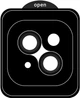 Защитное стекло для камеры смартфона Apple iPhone 15/15 Plus ArmorStandart Pro Black (ARM71114) - изображение 1