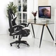 Кресло игровое GAMING CHAIR OC-810 с подставкой для ног, цвет черный/белый - изображение 9