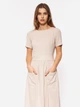 Sukienka damska Nife S203 36 Beżowa (5908292720772) - obraz 3