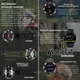 Смарт-часы Modfit Titan Army Green 35 мм |1,32" IPS, 400 мАч, 360 х 360, 128MB, HeartRate, IP67 | Зеленый - изображение 8