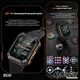 Смарт-годинник Modfit Iron Black-Orange | 1,83" IPS, 380 мАг, 240 х 286, 4GB, HeartRate, IP68 | Чорний Помаранчевий - зображення 6