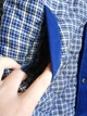 Стеганая куртка деми Scotch & Soda 153448 М Синий/белый - изображение 8