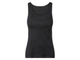 Майка бельевая хлопковая трикотажная для женщины Esmara LYCRA® 381938 L Черный - изображение 1