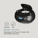 Бумбокс Auna Roadie Sing CD Boombox (10032057) - зображення 4