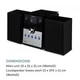 Стереосистема Auna MC-30 DAB/FM/CD Bluetooth DMA0 (10033050) - зображення 8