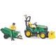 Спецтехника Bruder садовый трактор John Deere с прицепом и фигуркой садовода (62104) - изображение 2