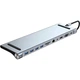 Порт-репликатор Dynamode 11-in-1 USB-C to HDTV 4K/30Hz, VGA, 1хUSB3.0, RJ45, Type-C PD, Audio, SD/MicroSD (BYL-2003) - изображение 1