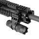 Тактичне Швидкознімне Кріплення Ліхтарика 25.4 mm ClefersTac YP59 - Виносний Кронштейн Фіксований Адаптер Зажим на Планку 20 mm Пікатінні Вівера (602307127) - зображення 7