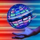 Летающий спиннер левитирующий шар бумеранг светящийся с LED подсветкой Синий OP-0003 - изображение 10
