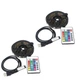 Светодиодная лента 2 штуки RGB 5050/USB-5 метров с пультом ДУ, разноцветного свечения для декоративной подсветки - изображение 9