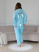 Піжама кігурумі Kigurumi Заєць Кролик для дівчаток Блакитна на зріст 155-165 см (109141) - зображення 2