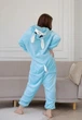 Піжама кігурумі Kigurumi Заєць Кролик для дівчаток Блакитна на зріст 155-165 см (109141) - зображення 3