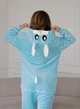 Піжама кігурумі Kigurumi Заєць Кролик для дівчаток Блакитна на зріст 155-165 см (109141) - зображення 5