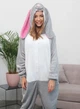Піжама кігурумі Kigurumi Жіночий Кролик Сірий розмір S 145-155 см (106741) - зображення 5