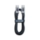 Кабель USB Type-c Type-c 100W 1.5 метра (E-Marker, Power Delivery 20V/5A), чорний (0357) - зображення 2