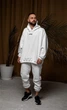 Мужские спортивные штаны теплые на флисе oversize BOWL Intruder 0104 2XL-3XL Белый ( IN - 0104/2 C ) - изображение 3