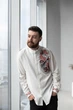 Чоловіча сучасна вишиванка MEREZHKA "Петриківська" розмір 48 - зображення 8